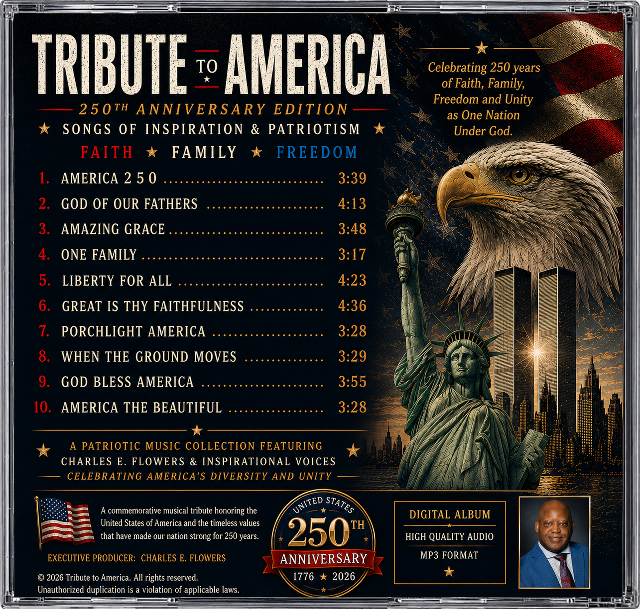 Tribute to America back cover